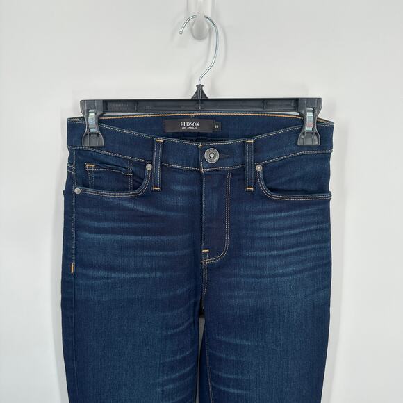 HUDSON JEANS NWT Nico Mid-Rise Straight Fit Denim Jean in Requiem Wash / 25 - Picture 12 of 15